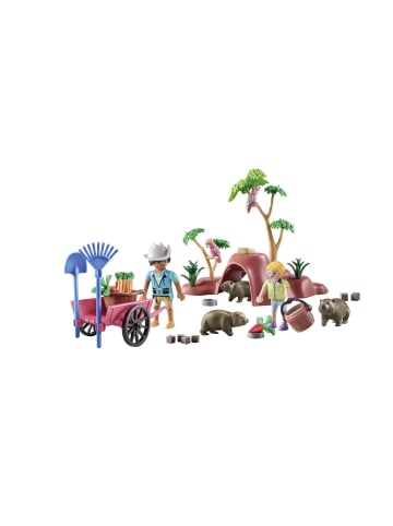 Playmobil Spielfigur Set Wiltopia Wombat Unterschlupf