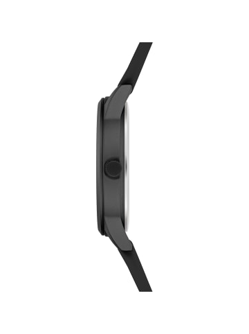 s.Oliver Armbanduhr Sport Silicone in schwarz