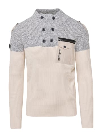 KOROSHI Strickpullover in weiß