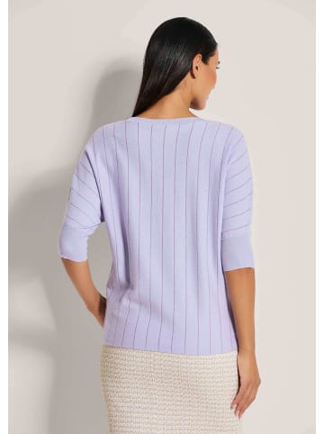 MADELEINE Oversize-Pullover mit Glanz-Effekt in hellamethyst