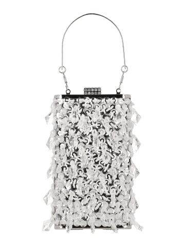 faina Women Handbag in Silver