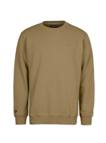 HONESTY RULES Sweat " Basic " in caramel