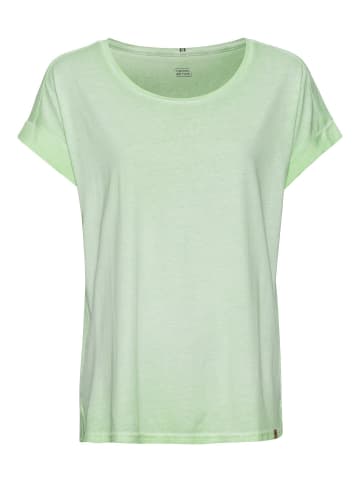 Camel Active T-Shirt aus softem Modal-Baumwollmix in Pistazie