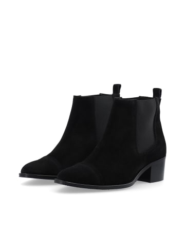 Bianco Wildlederstiefelette in Black