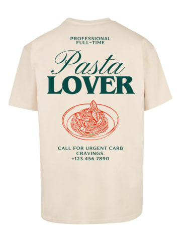 F4NT4STIC Heavy Oversize T-Shirt Pasta Lover in sand