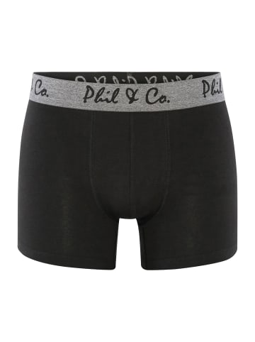 Phil & Co. Berlin  Retroshorts 2-Pack Jersey in Schwarz