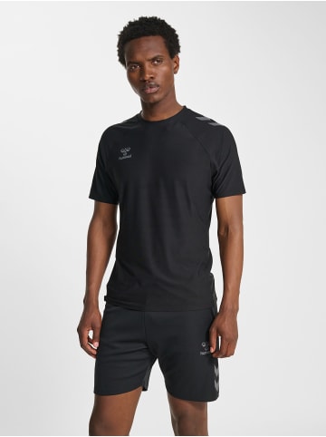 Hummel T-Shirt Hmlcima Herren in BLACK MELANGE