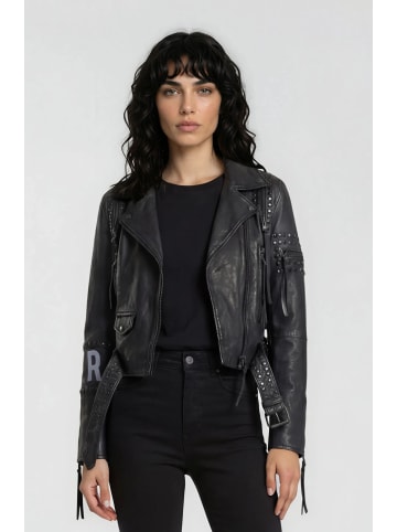 trueprodigy Lederjacke Ava in Schwarz