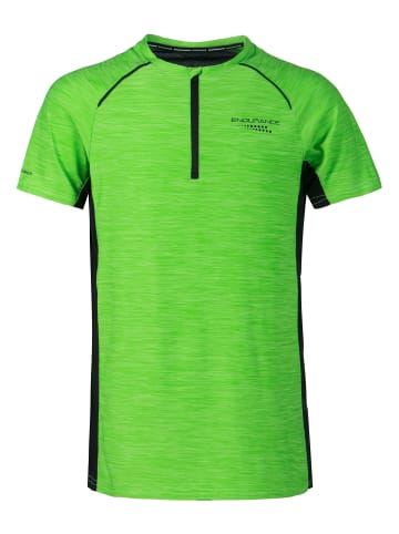 Endurance Funktionsshirt Danny in 3087 Green Flash