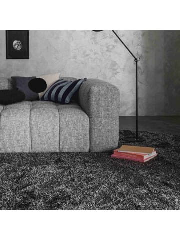 Schöner Wohnen Kollektion Langflorteppich HEAVEN MELIERT in Anthrazit