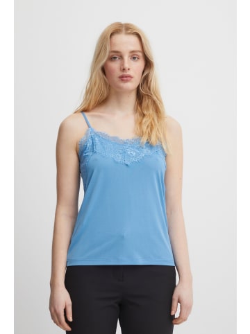 ICHI Spitzentop in blau