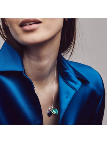 Ti Sento Milano Halskette Aquatic Love in blau