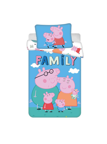 Peppa Pig Peppa Pig Bettwäsche-Set für Kinderbett 100x135 cm + 40x60 cm in Rosa