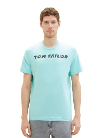 Tom Tailor Rundhals T-Shirt für Herren in blau