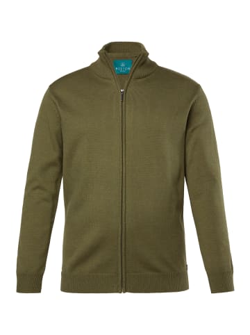 Boston Park Strickjacke in olivgrün
