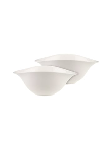 Villeroy & Boch 2er Set Salatschalen Vapiano in 20,5 x 17 cm in weiß