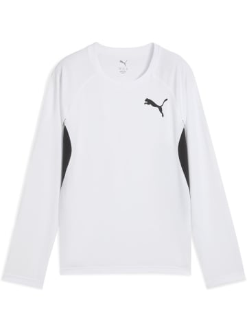 Puma T-Shirt "Y CROSS THE LINE Longsleeve 3.0" in Weiß