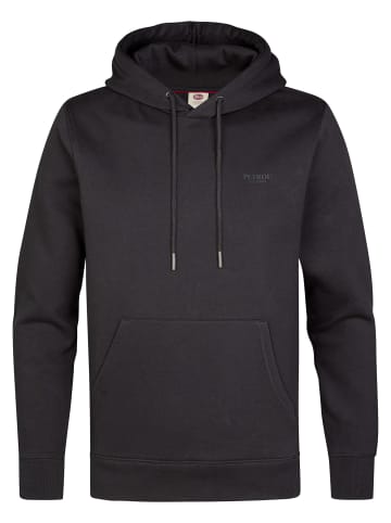 Petrol Industries Hoodie mit Print in großen Größen maplewood in Schwarz