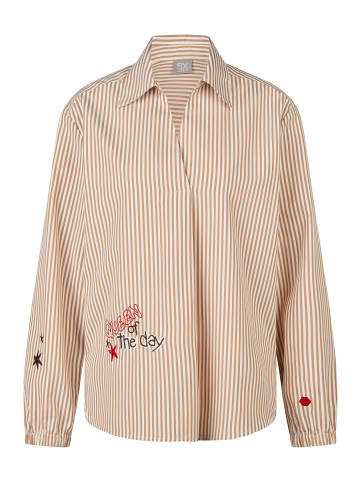 Rabe Bluse in Braun