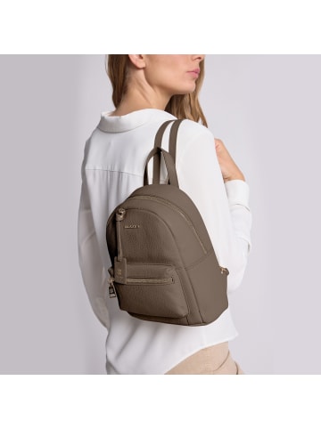 Lazarotti Bologna Leather City Rucksack Leder 27 cm in taupe 2