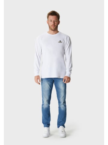 OLDSKULL Langarmshirt Basic Osk Samurai in White
