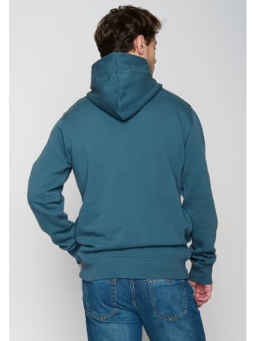 GreenBomb Hoodie Animal Stay Grounded in Blauer Stein