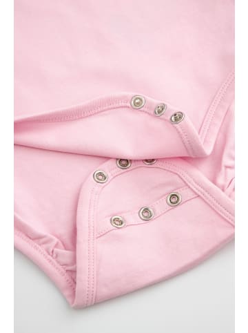 Coccodrillo Kurzärmeliger Body in gedämpftes Rosa