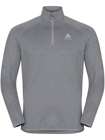 Odlo Longsleeve "Mid Layer 1/2 Zip Berra Light" in Grau