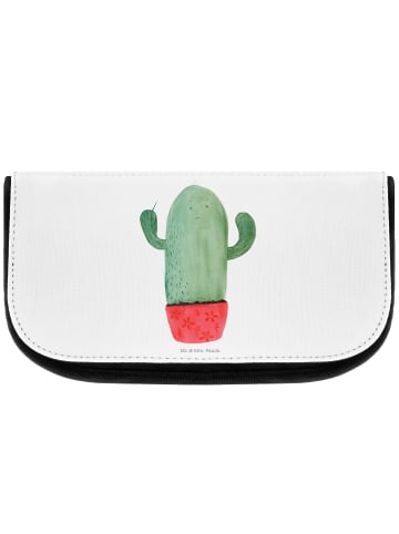 Mr. & Mrs. Panda Make-Up Tasche Kaktus Wut ohne Spruch in Weiß