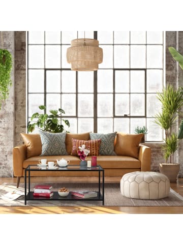 relaxdays Couchtisch in Schwarz - (B)100 x (H)45 x (T)50 cm