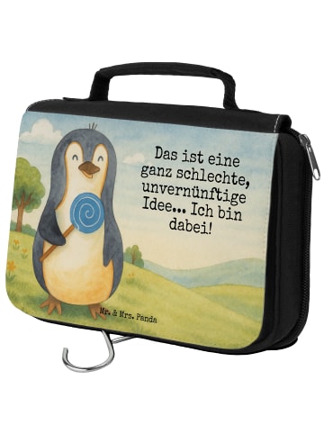 Mr. & Mrs. Panda Hygienebeutel Pinguin Lolli Design mit Spruch in Weiß