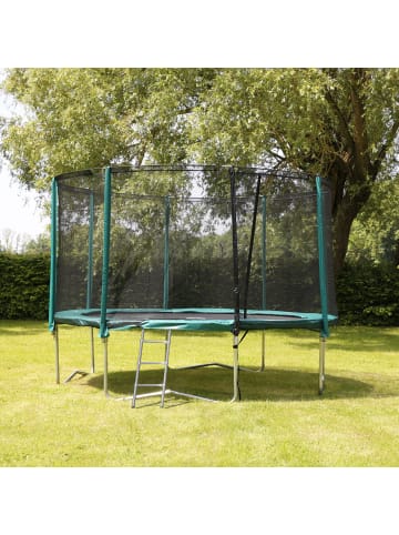 Trampolin Leiter in Silber - 96 cm