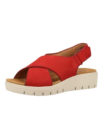 Clarks Sandalen in Rot