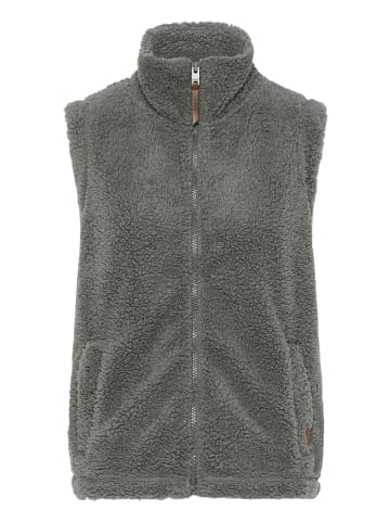 Oxmo Fleeceweste OXBerina in Grau