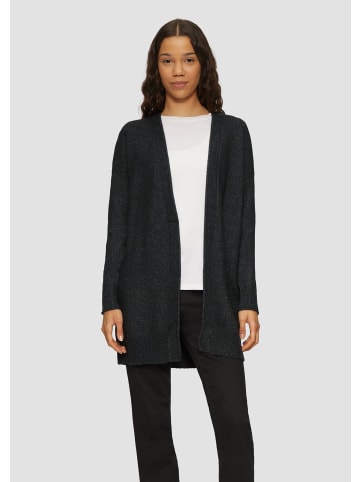 QS Strickjacke langarm in Schwarz