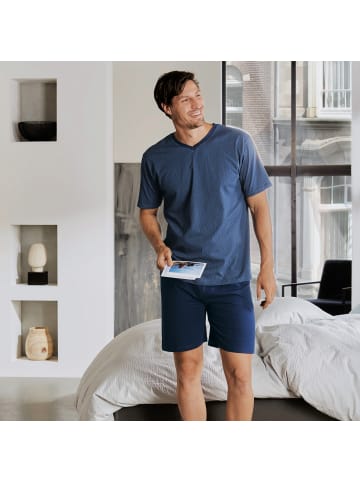 Erwin Müller Single-Jersey Shorty in dunkelblau