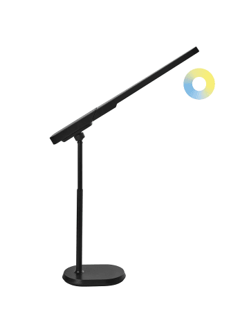 Beliani Tischleuchten TUCANA in Schwarz - (W) 11 x (H) 48 x (L) 41 cm
