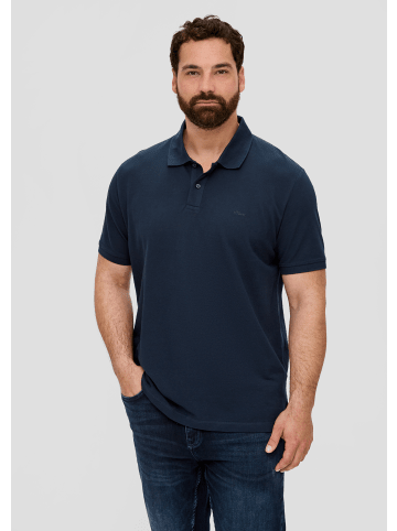 S. Oliver Polo-Shirt kurzarm in Blau