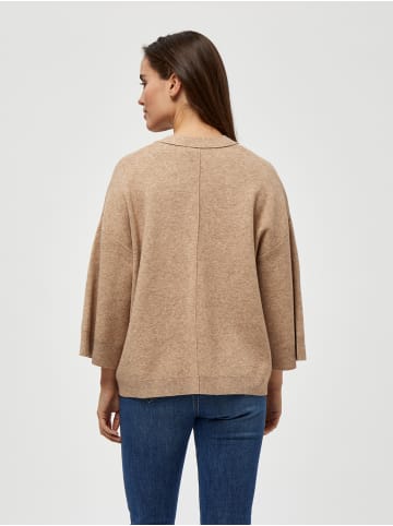 Peppercorn Strickjacke in Warm Sand Melange