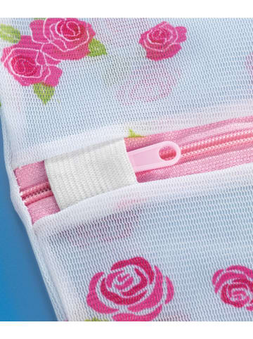 Maximex Wäschenetze mit Rosenmuster, 3er-Set in Rosa, (B) 56 x (H) 60 cm