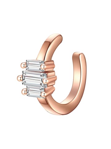 Glanzstücke München Ohrklemme Sterling Silber Zirkonia in roségold