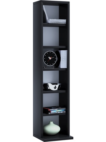 VCM  Holz CD DVD Stand Aufbewahrung Deko Regal Elementa in Schwarz