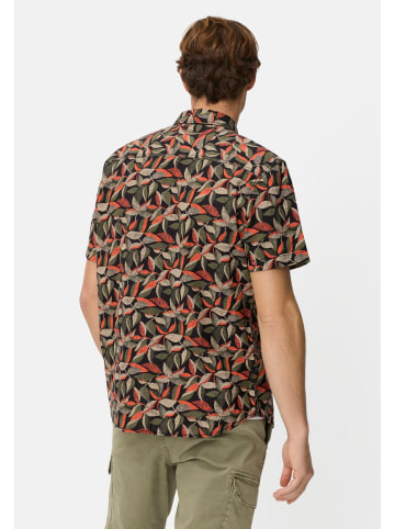 Camel Active Kurzarmhemd aus reiner Baumwolle in Orange