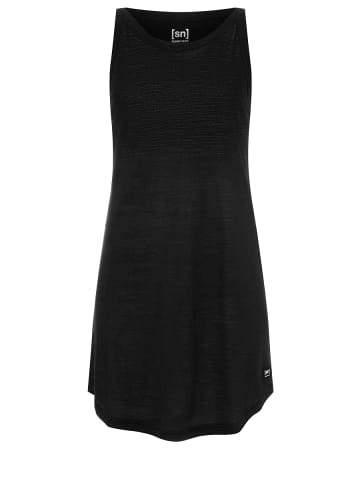 super.natural Merino Kleid W RELAX DRESS in schwarz