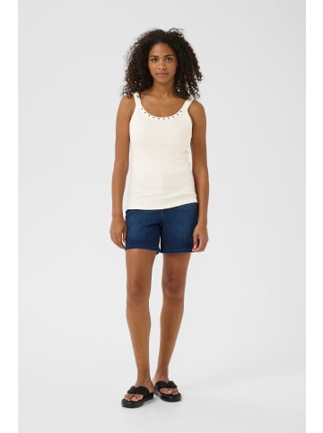 Kaffe Jerseytop KAcarna in Chalk