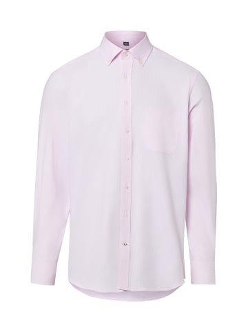 Nils Sundström Hemd in rosa weiß