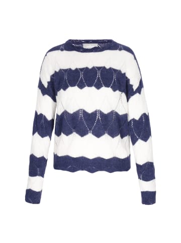 Usha Sweater in navy offwhite