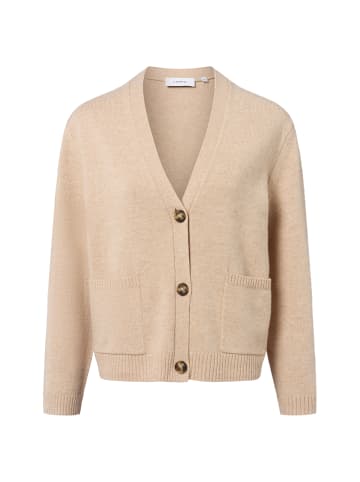 comma Strickjacke in beige - 0001