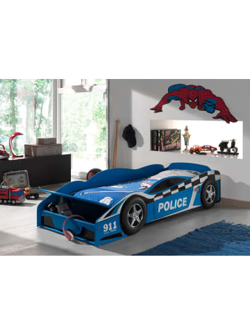 58 aufm Kessel AUTOBETT Kalonice 173x41x75 aus MDF in Blau