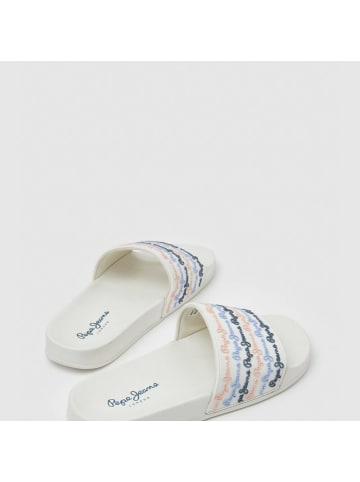 Pepe Jeans Flops Slider in Weiß